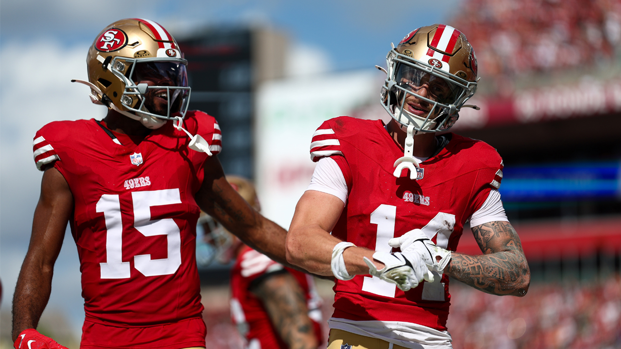 49ers Roster Projection 1 0 For Upcoming 2025 NFL Season NBC Sports Jauan Jennings Ricky Pearsall USATSI 