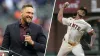 Watch Hunter Pence's live reaction to Giants' Camilo Doval trade at MLB deadline