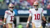 Kyle Shanahan shares how 49ers backup QB Mac Jones compares to Brock Purdy