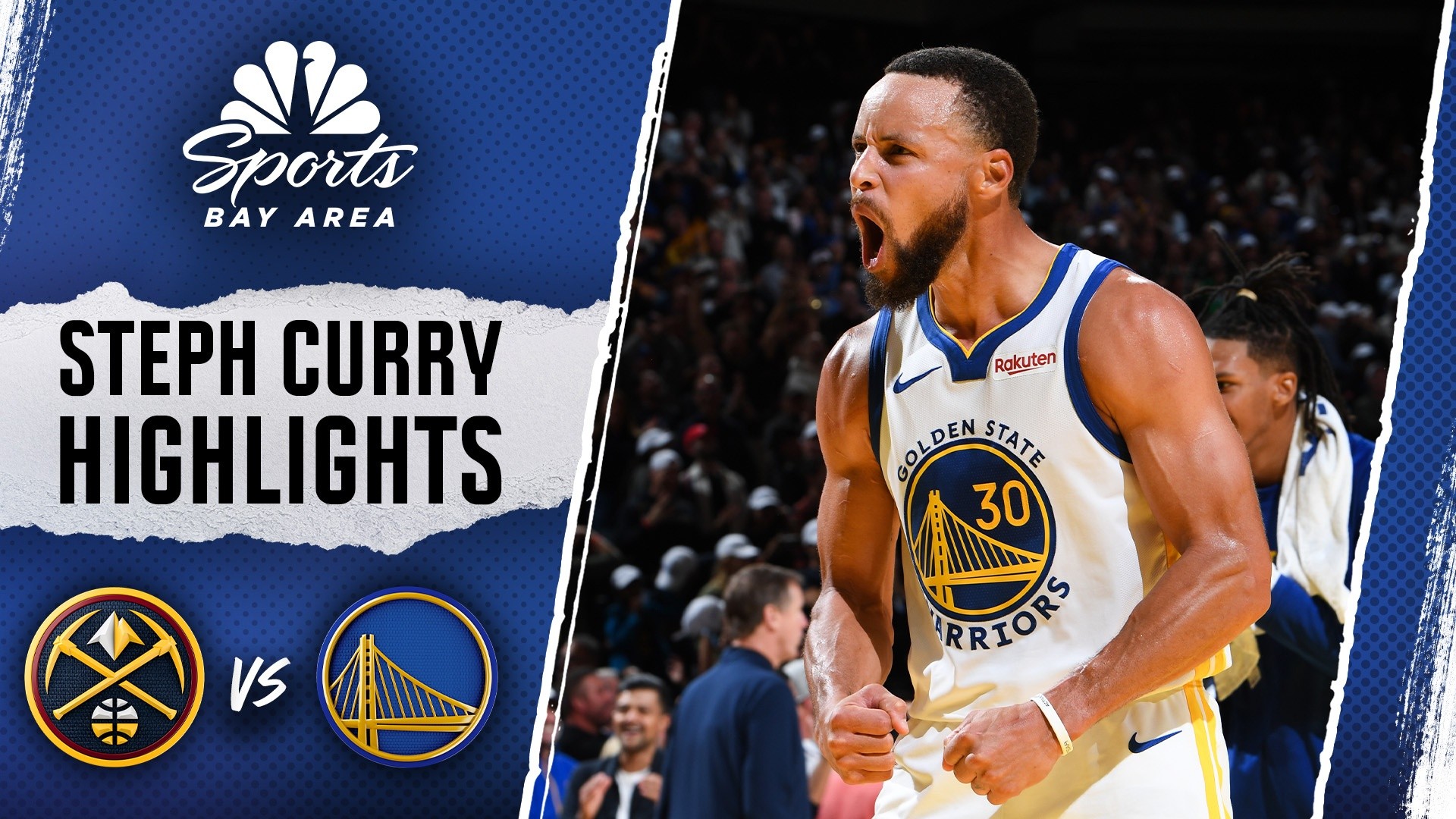 Steph Curry drops iconic 'night night' on Nuggets in home opener