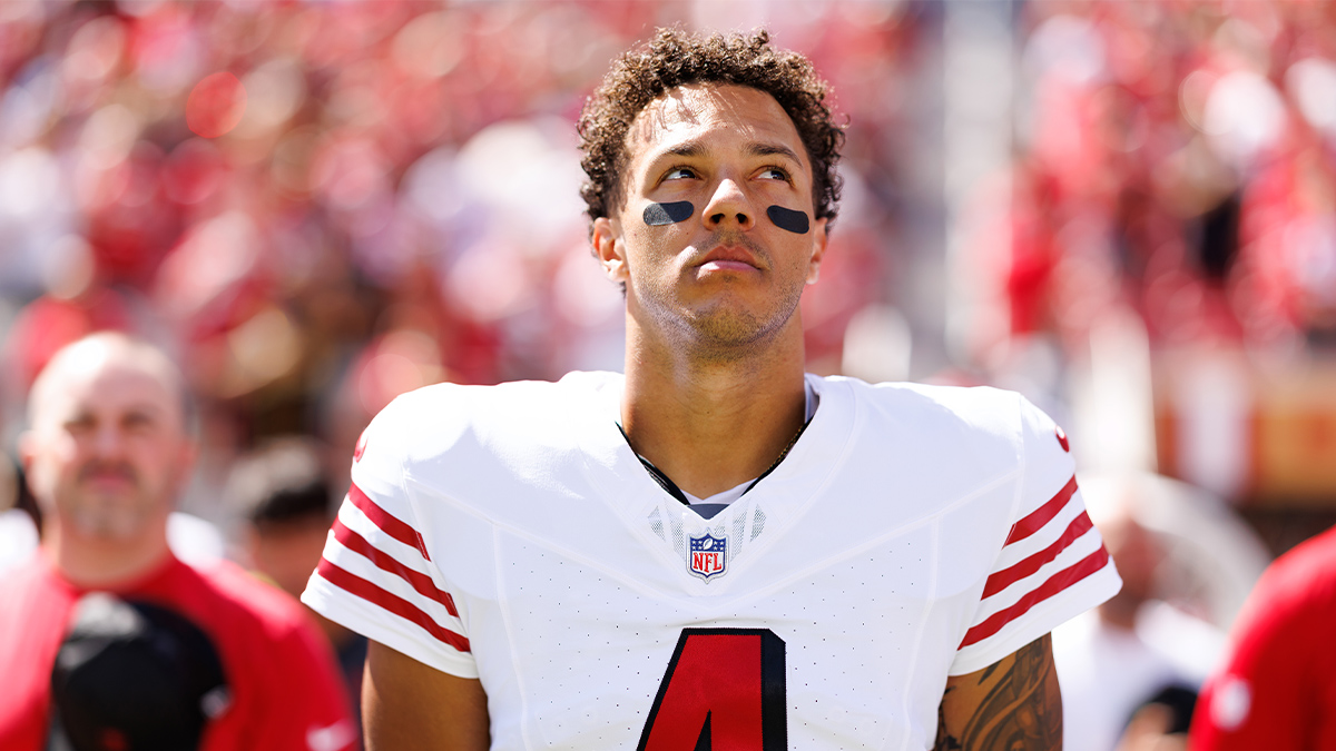 Why Kyle Shanahan feels ‘better' about 49ers backup QB Adrian Martinez this week
