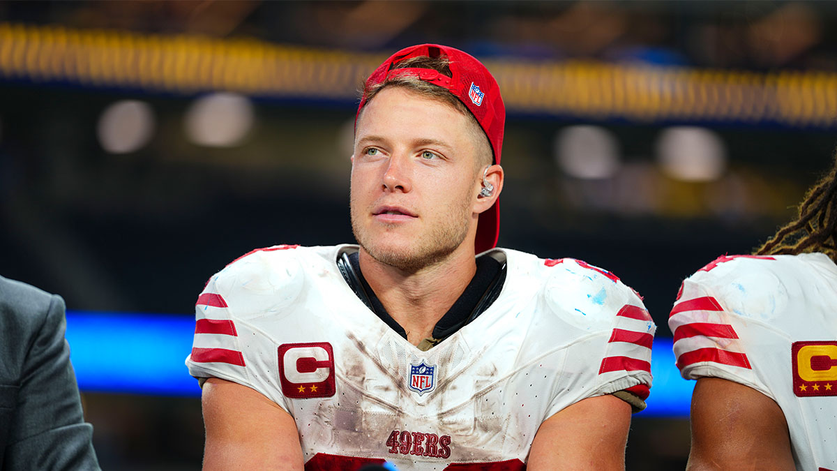 49ers star Christian McCaffrey recalls ‘legitimately' scary pee-wee mascot  video, image size:1200x675