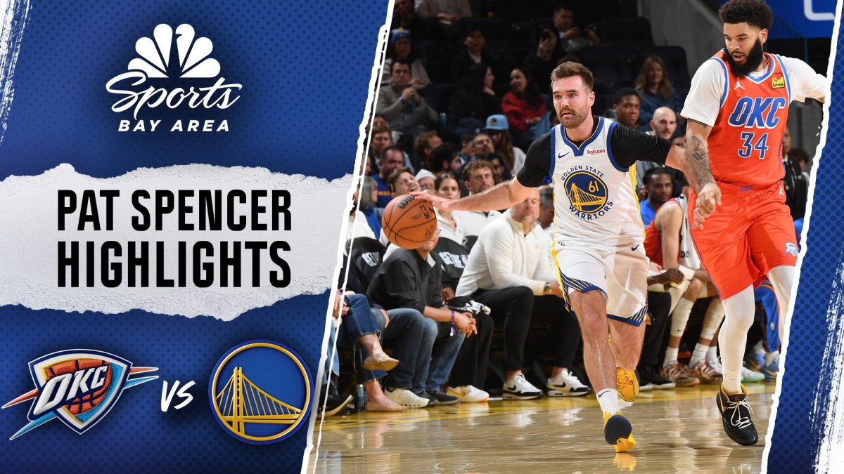 Image for Pat Spencer highlights: Watch Warriors guard score 17 points in loss vs. Thunder