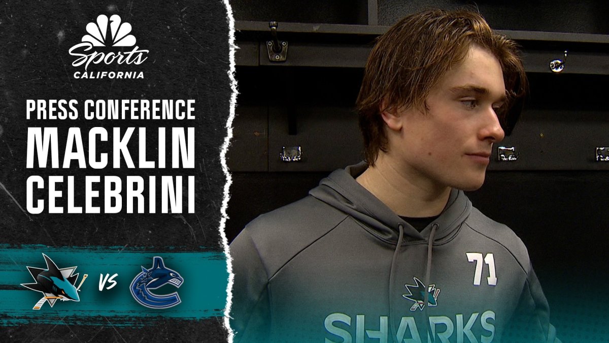 Macklin Celebrini proud of Sharks' response in skid-snapping win vs. Canucks