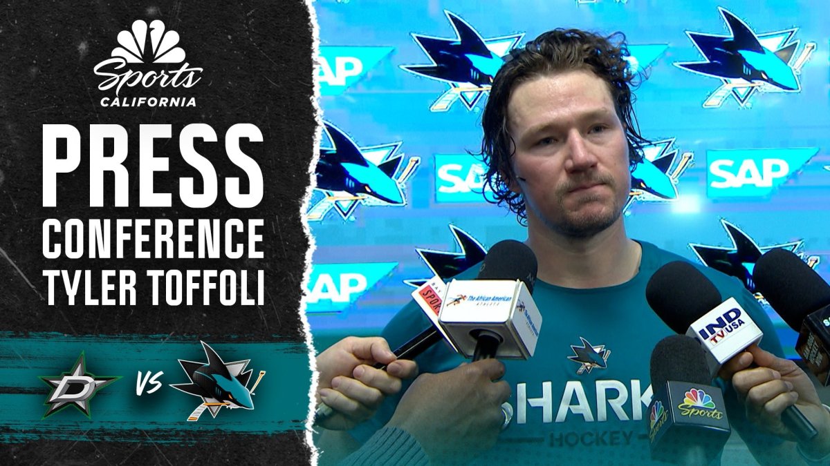 Tyler Toffoli lauds Sharks' power-play success in thrilling third-period comeback win against Stars