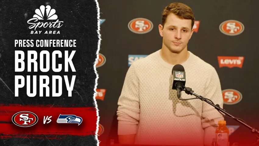 Brock Purdy archival press conference graphic