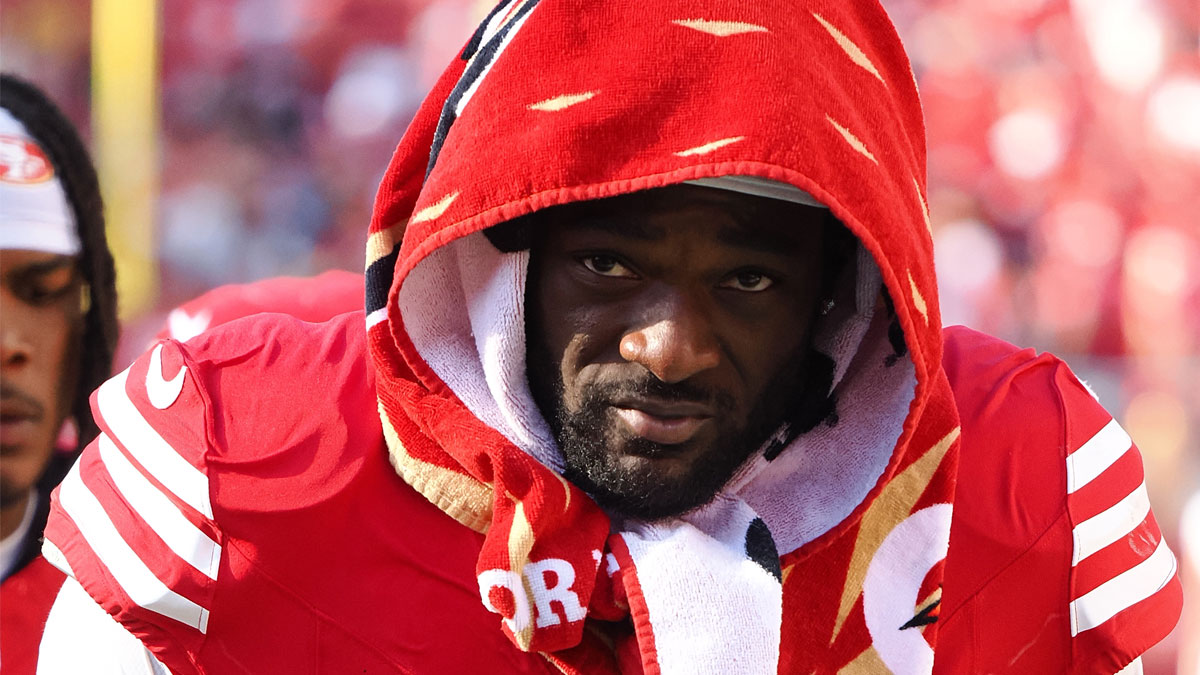 Brandon Aiyuk wears Commanders hat amid unending 49ers saga, arrest warrant