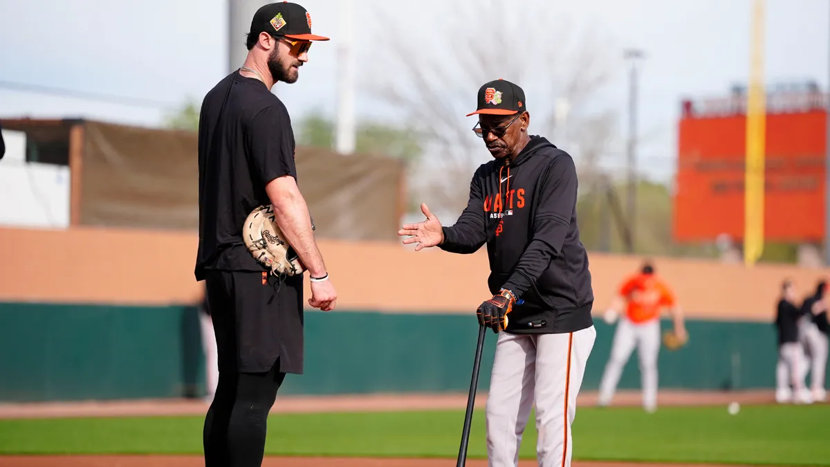 Why top prospect Bryce Eldridge taking outfield reps in Giants camp makes sense ahead of 2026 season