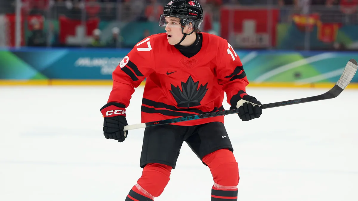 Macklin Celebrini makes Olympics history with penalty-shot goal – NBC