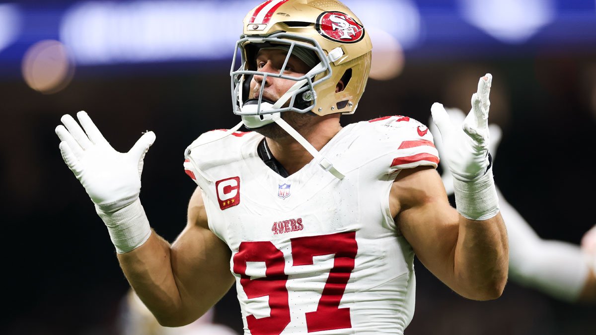 49ers star DE Nick Bosa eyeing Week 6 return vs. Commanders after calf ...
