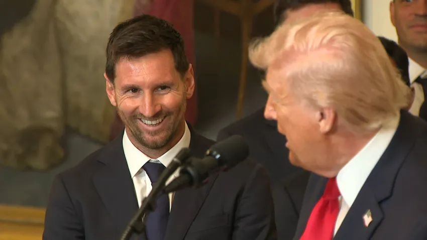 Lionel Messi joins Trump at the White House with Inter Miami
