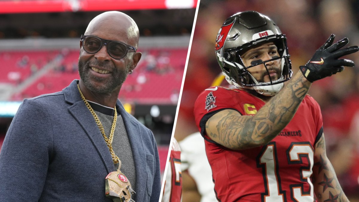 Why 49ers’ Mike Evans addition has Jerry Rice ‘fired up’ – NBC Sports ...