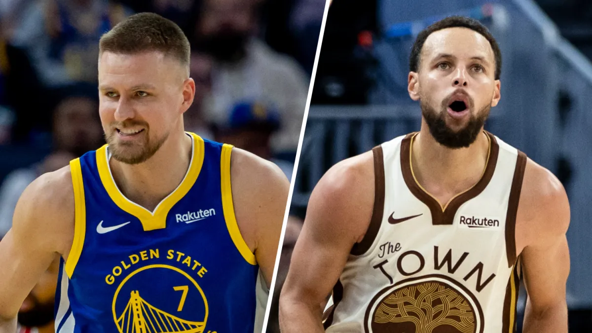 Kristaps Porziņģis hopes to play with Steph Curry soon on new-look Warriors  team