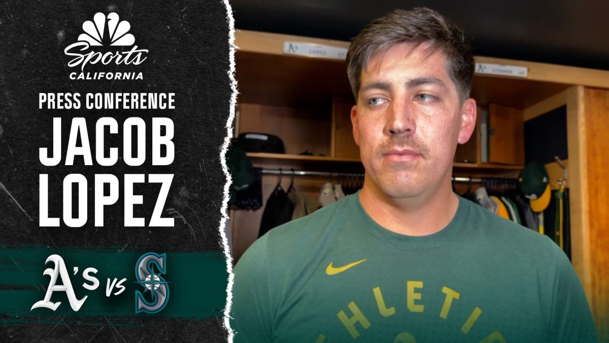Jacob Lojewski Jacob Lopez assesses outing in Athletics’ win vs. Mariners – NBC Sports ...
