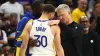 What Steve Kerr told Steph, Draymond during emotional hug late in Warriors' loss