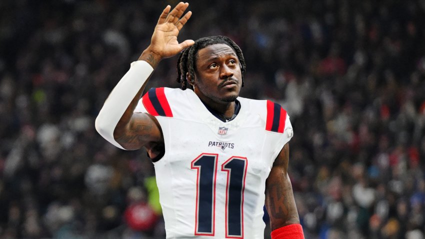 Patriots wide receiver A.J. Brown