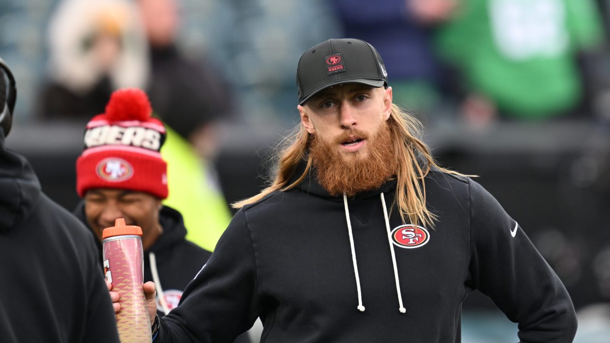 George Kittle shares two-word description to sum up 49ers rookie RB Kaelon Black