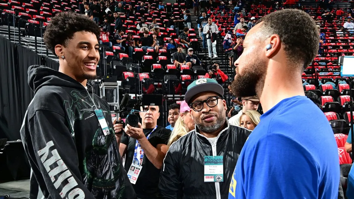 Warriors star Steph Curry hilariously responds to Yaxel Lendeborg's hate for him - NBC Sports Bay Area & California image