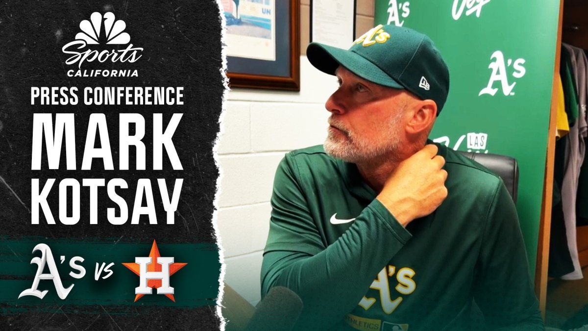 Athletics manager Mark Kotsay highlights team's offensive woes in shutout loss against Astros