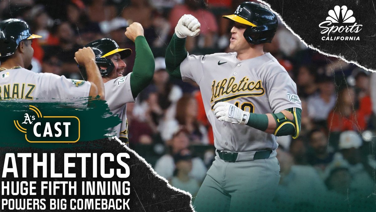 Brian Serven's big homer sparks Athletics' six-run inning in stunning comeback win vs. Astros