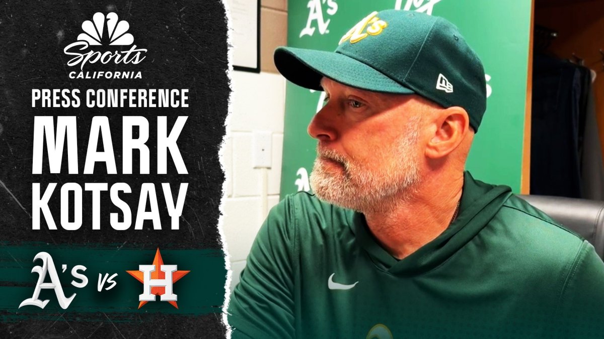 Mark Kotsay impressed by Athletics' resolve, overcoming six-run deficit to take series vs. Astros