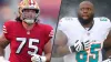 49ers left guard battle between young standout and veteran continues into camp