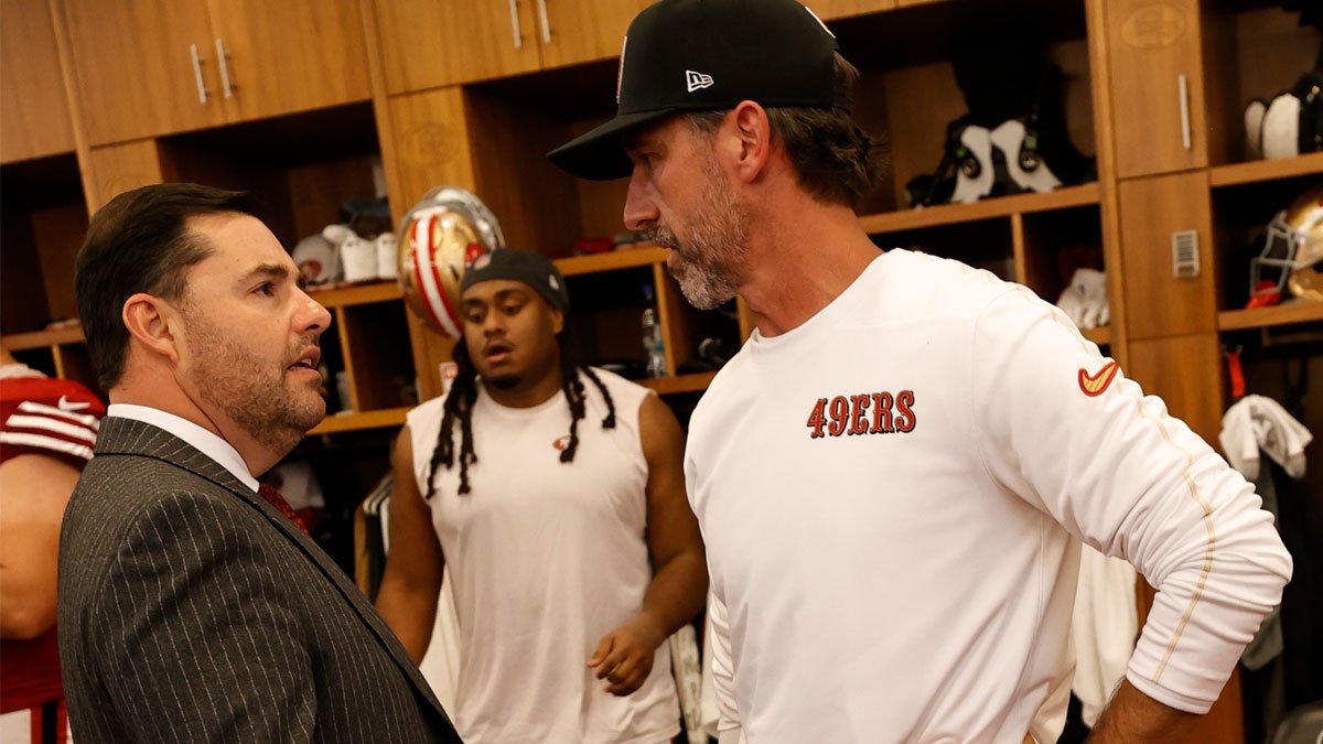 49ers coach Kyle Shanahan has business-as-usual approach to Jed York situation