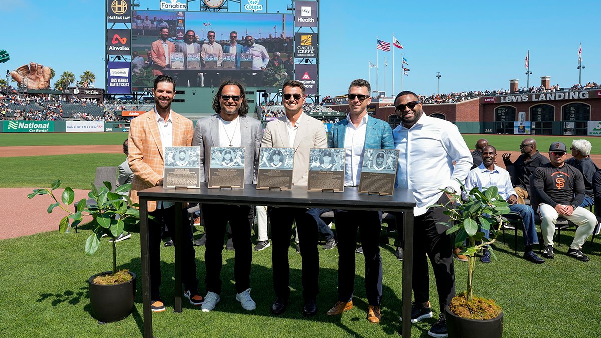 Seven best moments from humorous Giants Wall of Fame ceremony honoring five World Series heroes