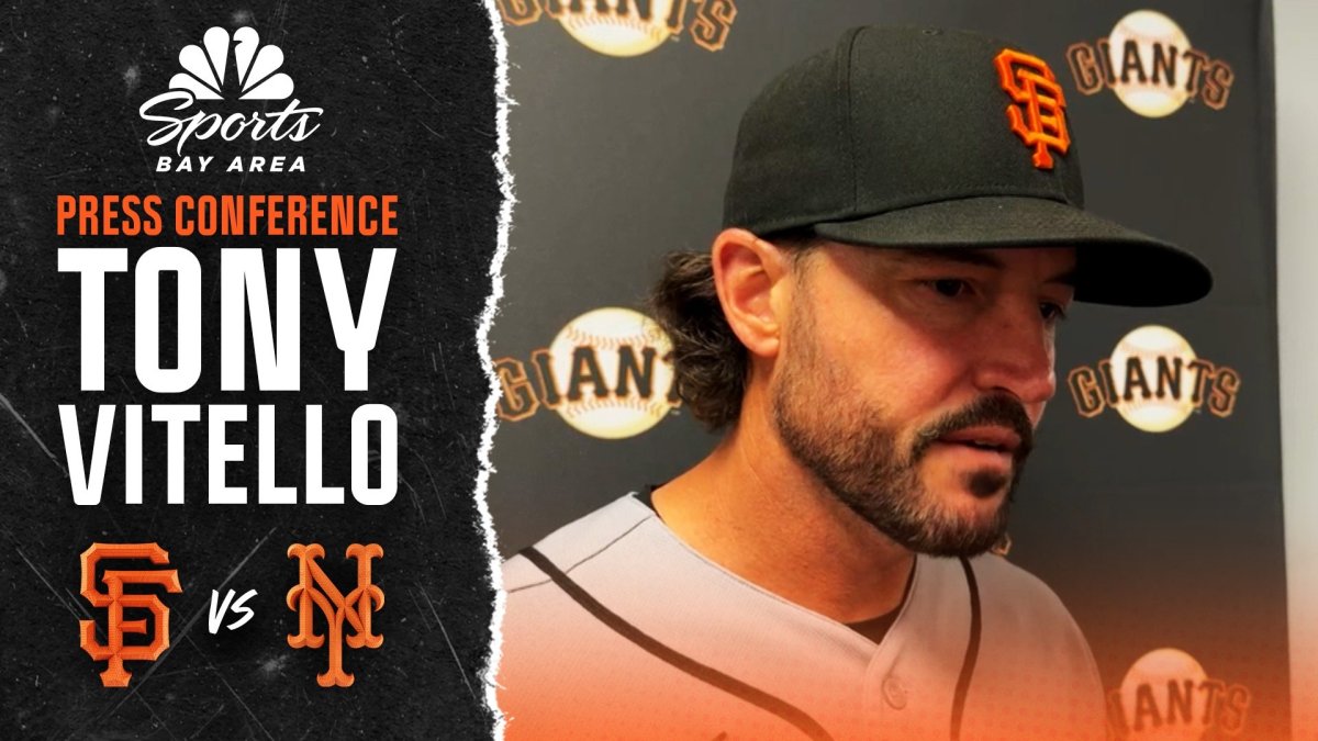 Manager Tony Vitello highlights 'one huge positive' in Giants' rough road loss to Mets
