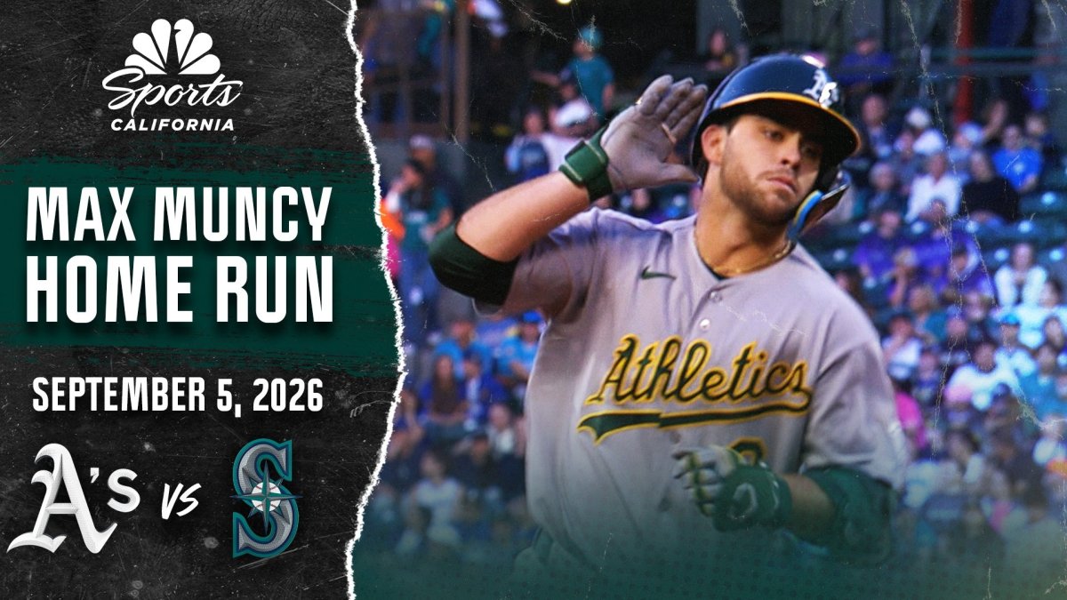 Max Muncy mashes long homer in second inning to give Athletics early lead vs. Mariners