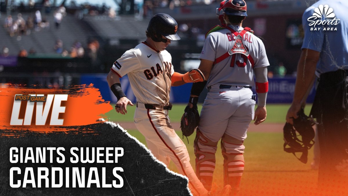 Giants stun Cardinals with huge six-run eighth inning in comeback win to secure series sweep