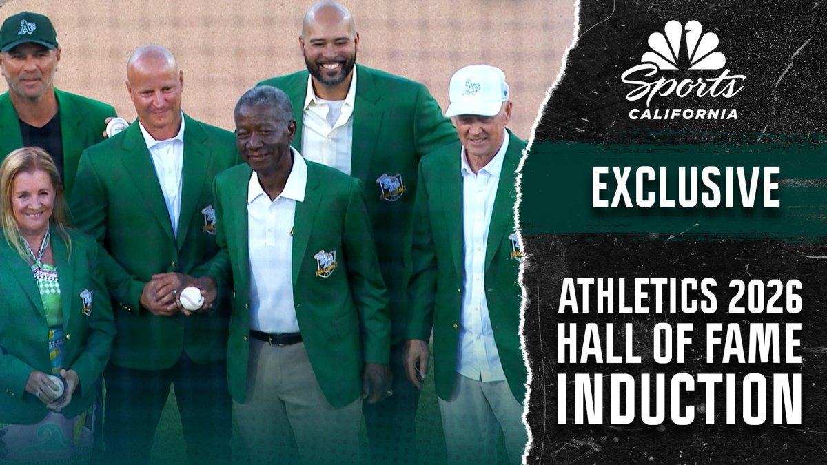 Athletics honor four franchise icons in Hall of Fame ceremony – NBC Sports Bay Area & California