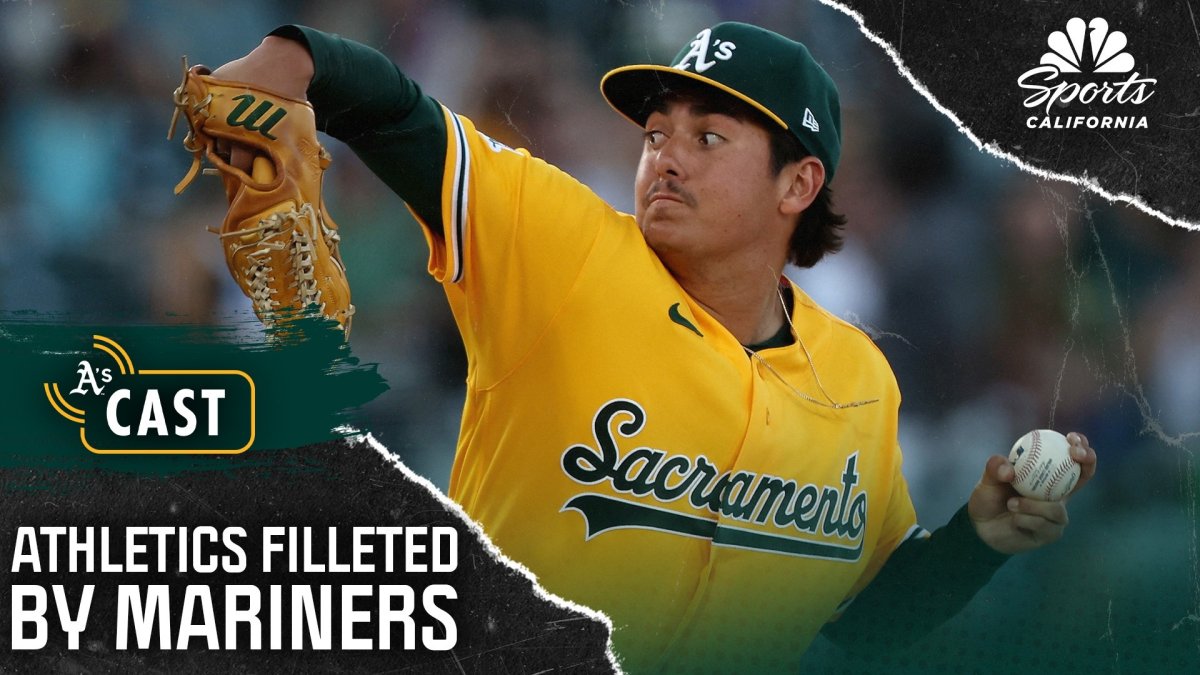 Gage Jump struggles before exiting after just two innings in Athletics' blowout loss to Mariners