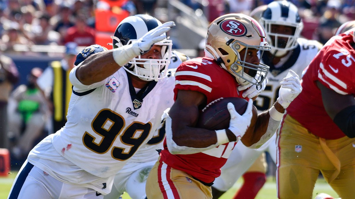 Aaron Donald traveling with Rams to Australia but Week 1 status vs. 49ers remains undecided