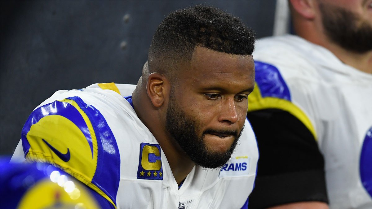 Recently un-retired Rams star Aaron Donald reportedly will be inactive for Week 1 game vs. 49ers
