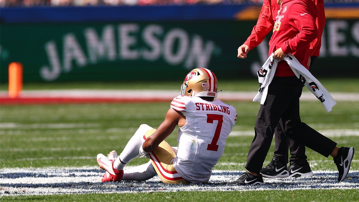 49ers rookie wide receiver De'Zhaun Stribling reportedly will miss a month with deltoid sprain