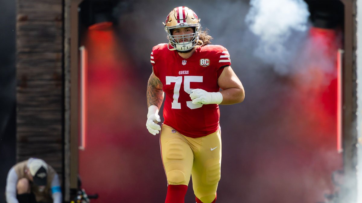 Connor Rozee Injury 49ers guard Connor Colby shows speed on George Kittle score – NBC ...
