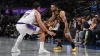 Watch Warriors' Steph Curry viciously drop Luka Dončić with juke, hit 3-pointer