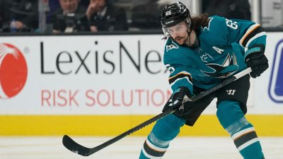 Doug Wilson says Erik Karlsson  healthy for first time since joining Sharks