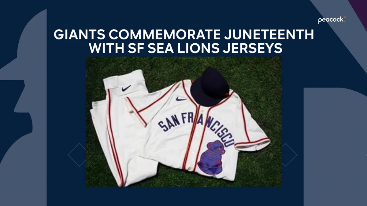 Giants don San Francisco Sea Lions uniforms to honor Juneteenth