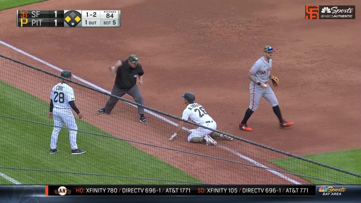 Dubon throws out runner at third with spectacular pump fake NBC Sports Bay Area & California
